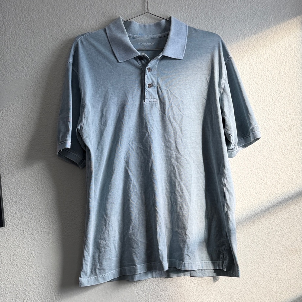Men’s Woolrich Sky Blue Polo Shirt